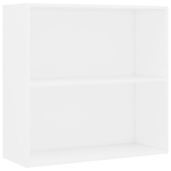 vidaXL Biblioth&egrave;que blanc 80x30x76,5 cm bois d'ing&eacute;nierie