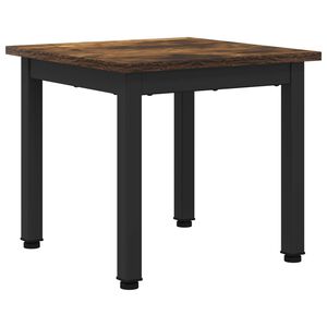 vidaXL Table basse Ch&ecirc;ne Fum&eacute; 40 x 40 x 36 cm Bois d'ing&eacute;nierie