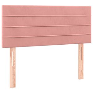 vidaXL T&ecirc;te de lit Rose 100x5x78/88 cm Velours