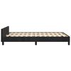 vidaXL Cadre de lit sans matelas noir 120x190 cm velours