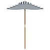 vidaXL Parasol de jardin pour enfants avec poteau en bois &Oslash;120x140 cm