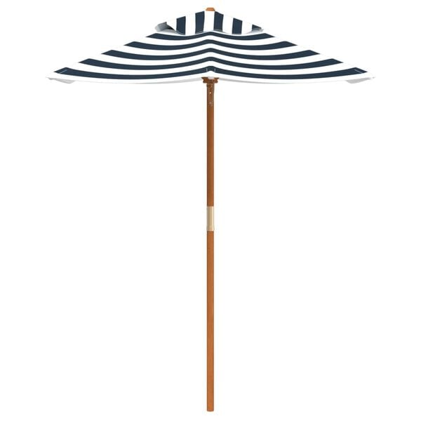 vidaXL Parasol de jardin pour enfants avec poteau en bois &Oslash;120x140 cm