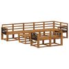 vidaXL Ensemble de canap&eacute;s d'ext&eacute;rieur 9 pcs Naturel