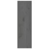 vidaXL Armoires murales 2 pcs Gris 30x30x100 cm Bois de pin massif