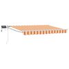 vidaXL Store r&eacute;tractable manuel avec LEDs Multicolore 3,5 x 2 m