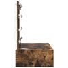 vidaXL Table de Toilette Marron 83 x 40 x 70 cm Bois d'ing&eacute;nierie
