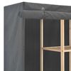 vidaXL Garde-robe Gris 173x40x170 cm Tissu