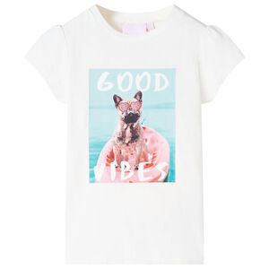 T-shirt pour enfants &eacute;cru 140