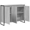 vidaXL Meuble d'appoint Gris Sonoma 96,5 x 30 x 75 cm