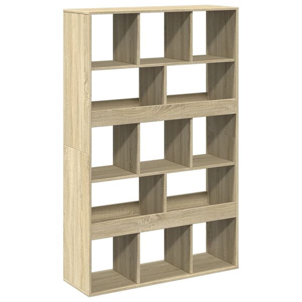 vidaXL Biblioth&egrave;que ch&ecirc;ne sonoma 100x33x156,5 cm bois d'ing&eacute;nierie