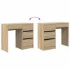vidaXL Bureau Chêne sonoma 90 x 37,5 x 75 cm Bois d'ingénierie