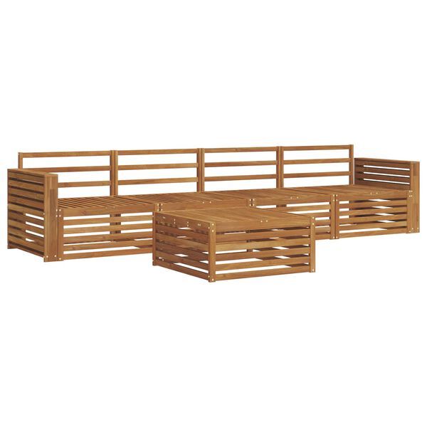 vidaXL Ensemble de canap&eacute;s d'ext&eacute;rieur 5 pcs Naturel