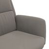 vidaXL Chaise de relaxation Gris clair Velours