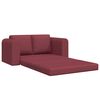 vidaXL Canap&eacute;-Lit 60cm Bordeaux tissu