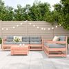 vidaXL Salon de jardin 6 pcs bois massif sapin de douglas