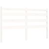 vidaXL Cadre de lit sans matelas blanc bois de pin massif