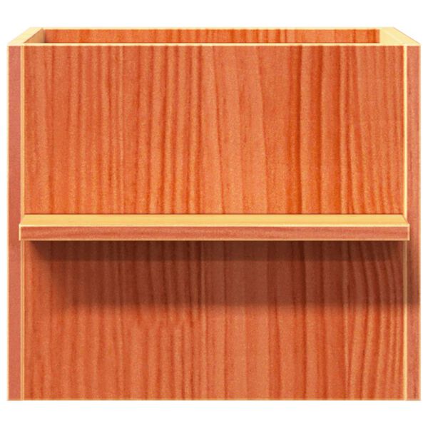 vidaXL Maison pour chat cire marron 51x35x30 cm bois de pin massif