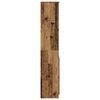 vidaXL Buffet haut 37,5x35x180 cm vieux bois bois d'ing&eacute;nierie
