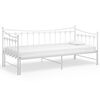 vidaXL Cadre de canapé-lit extensible sans matelas blanc 90x200 cm