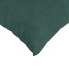 vidaXL Coussins de canap&eacute; 2 pcs Vert fonc&eacute; 80 x 40 cm