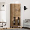 vidaXL Haut Armoire 2 pcs Ch&ecirc;ne artisanal 69,5 x 34 x 180 cm