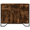 vidaXL Buffet ch&ecirc;ne fum&eacute; 97x32,5x74,5 cm bois d'ing&eacute;nierie