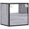 vidaXL Tables de chevet murales 2 pcs sonoma gris 40x31x39,5 cm