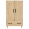 vidaXL Buffet haut ch&ecirc;ne sonoma 69,5x31x115 cm bois d'ing&eacute;nierie