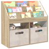 vidaXL Biblioth&egrave;que pour enfants Ch&ecirc;ne Sonoma 72,5 x 29,5 x 69 cm