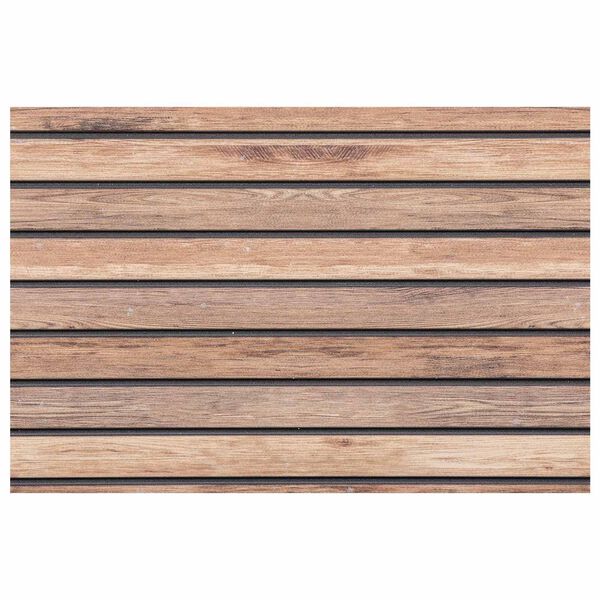 vidaXL Panneaux muraux 10 pcs Marron Clair 100 x 50 cm Mousse EPS