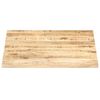 vidaXL Dessus de table Bois de manguier solide 25-27 mm 80x80 cm