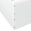 vidaXL Cadre de lit sans matelas blanc 200x200 cm