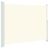 vidaXL Auvent lat&eacute;ral r&eacute;tractable de patio 220x300 cm Cr&egrave;me
