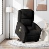 vidaXL Fauteuil de massage inclinable Noir Velours