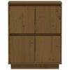 vidaXL Buffet Marron miel 60x34x75 cm Bois massif de pin