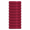 vidaXL Serviettes de douche FROGN 10 pcs bordeaux 70x140cm 360 g/m&sup2;