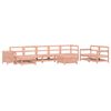 vidaXL Salon de jardin 10 pcs bois massif sapin de douglas