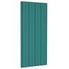 vidaXL Panneaux de toiture 12 pcs Acier galvanis&eacute; Vert 100x45 cm