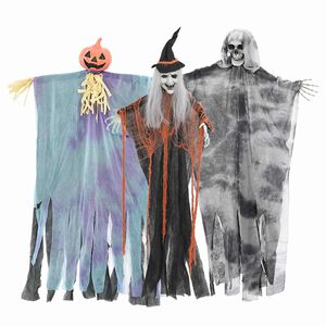 vidaXL Fantôme Suspendu Halloween 3 pcs Multicolore 61 x 97 cm