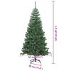 vidaXL Sapin de No&euml;l avec 150 LED avec support Vert 120 cm PVC