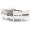 vidaXL Cadre de lit sans matelas blanc 120x200 cm bois de pin massif