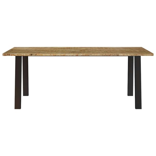 vidaXL Table à manger 200x90x75 cm bois d'acacia solide