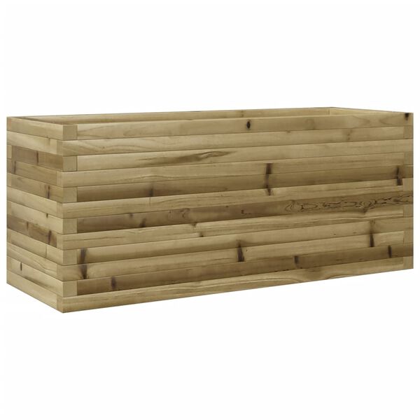 vidaXL Jardinière 110x40x45,5 cm bois de pin imprégné
