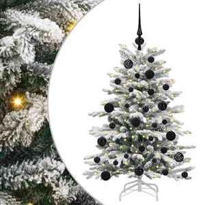 vidaXL Sapin de No&euml;l Artificiel &agrave; Branches Articul&eacute;es Blanc 120 cm