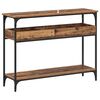 vidaXL Table console Bois ancien 100 x 29 x 75 cm Bois d'ing&eacute;nierie