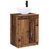 vidaXL Ensemble de mobilier de salle de bain Bois ancien