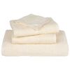vidaXL Serviettes de sauna FROGN 10 pcs cr&egrave;me 80x200 cm 360 g/m&sup2;