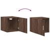 vidaXL Armoire murale ch&ecirc;ne marron 40x42,5x40 cm bois d'ing&eacute;nierie