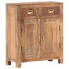 vidaXL Buffet 65x30x75 cm Bois de manguier massif brut