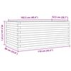 vidaXL Jardini&egrave;re 110x60x45,5 cm bois massif de douglas
